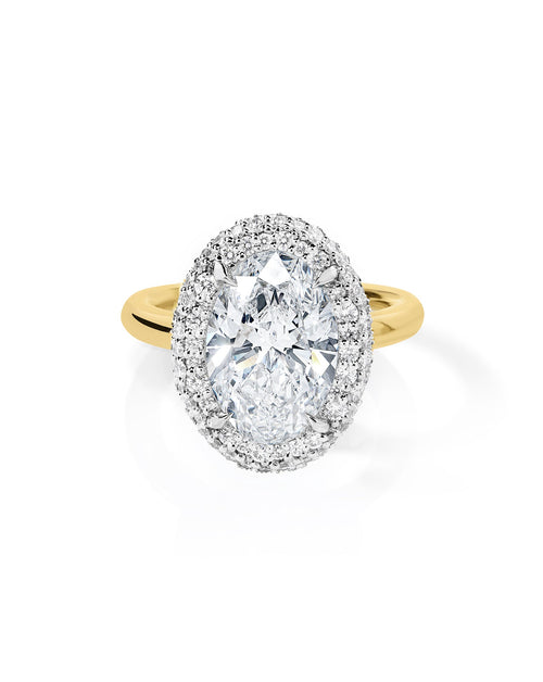 Cloud Bezel with Pavé Halo