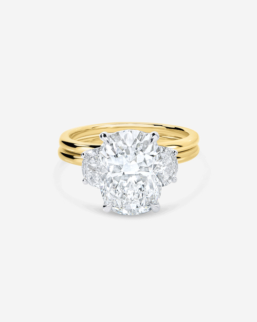 3.68 Cushion Lab Diamond in Whisper Thin® Embrace