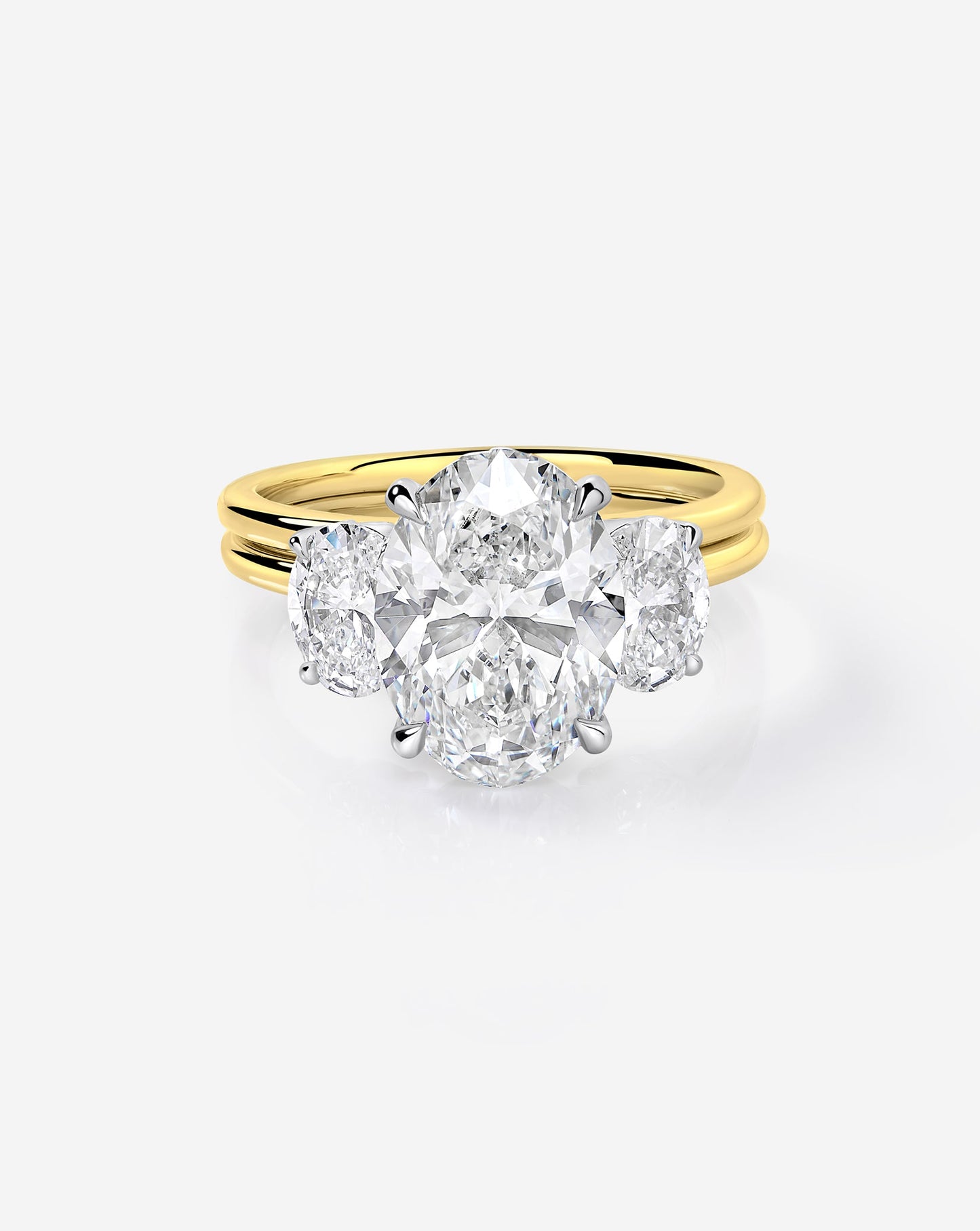 4.06 Oval Lab Diamond in Whisper Thin® Embrace