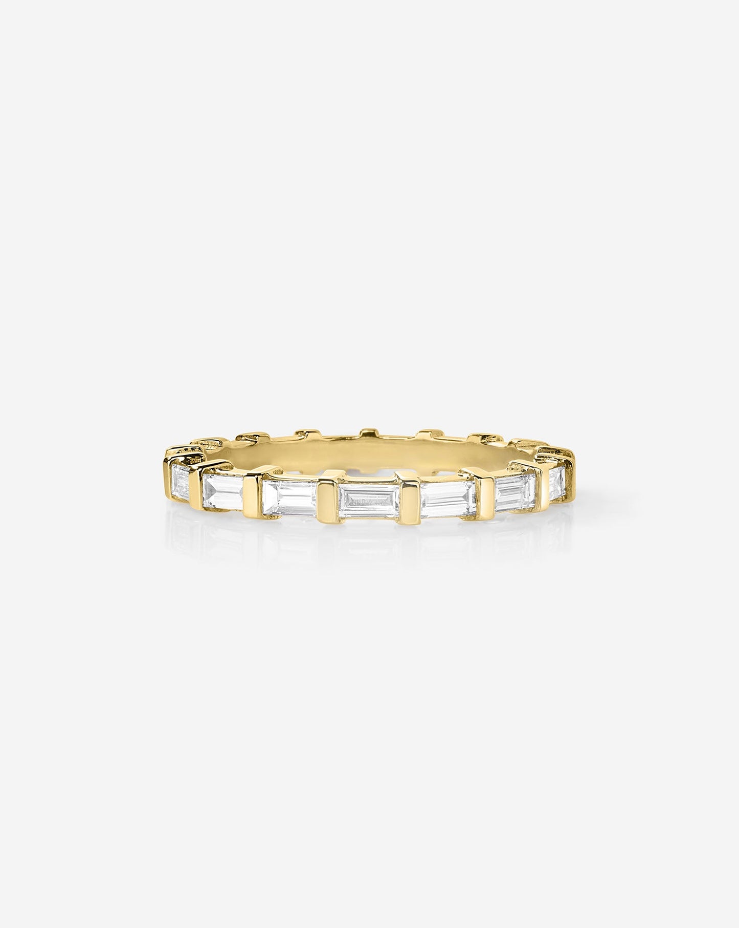 Baguette Bar Lab Diamond Eternity Band