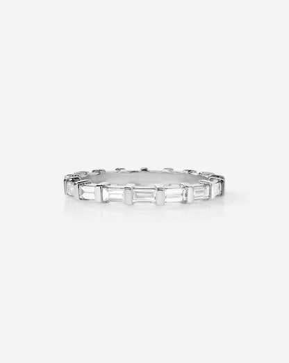 Baguette Bar Lab Diamond Eternity Band