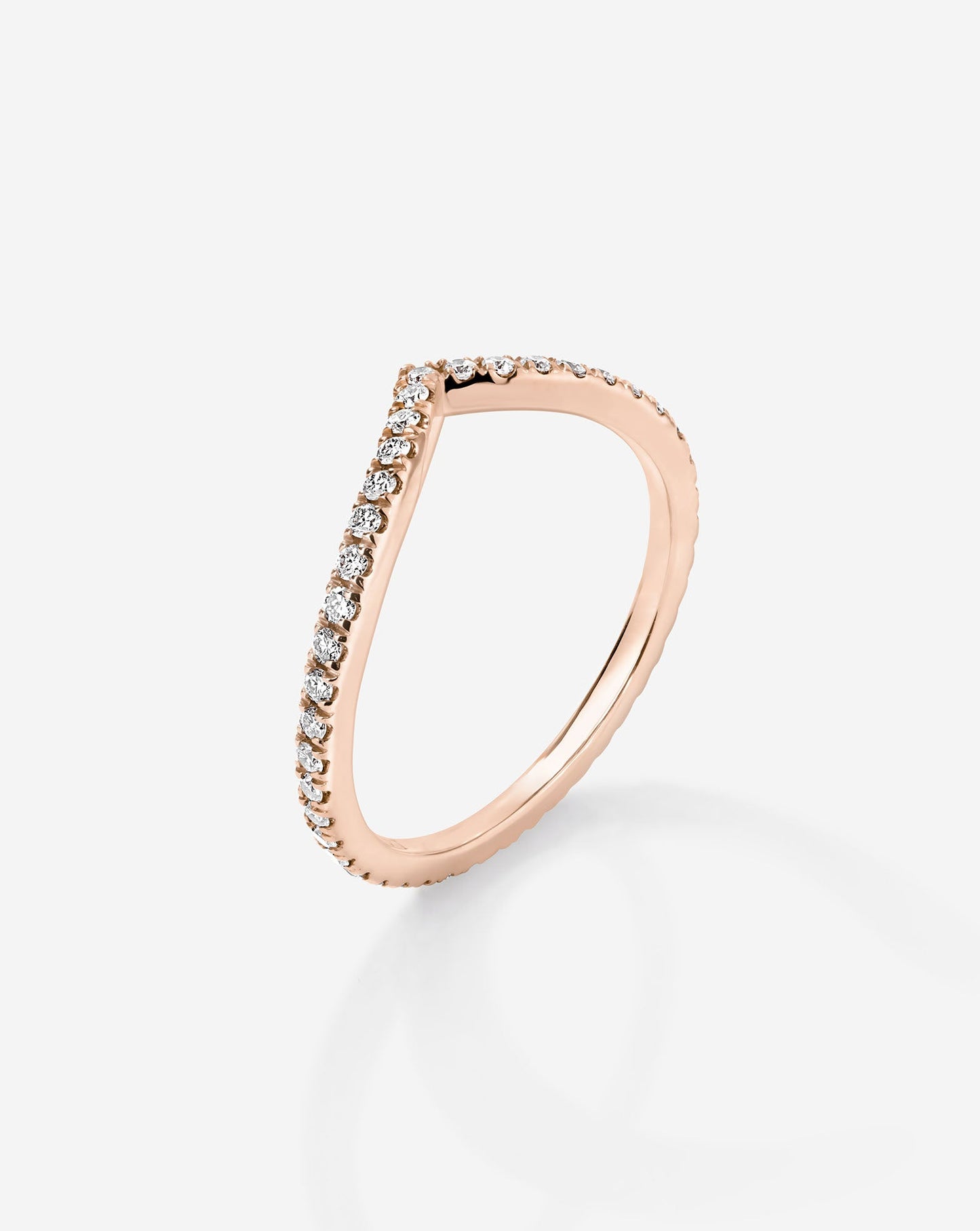 Curved Diamond Band