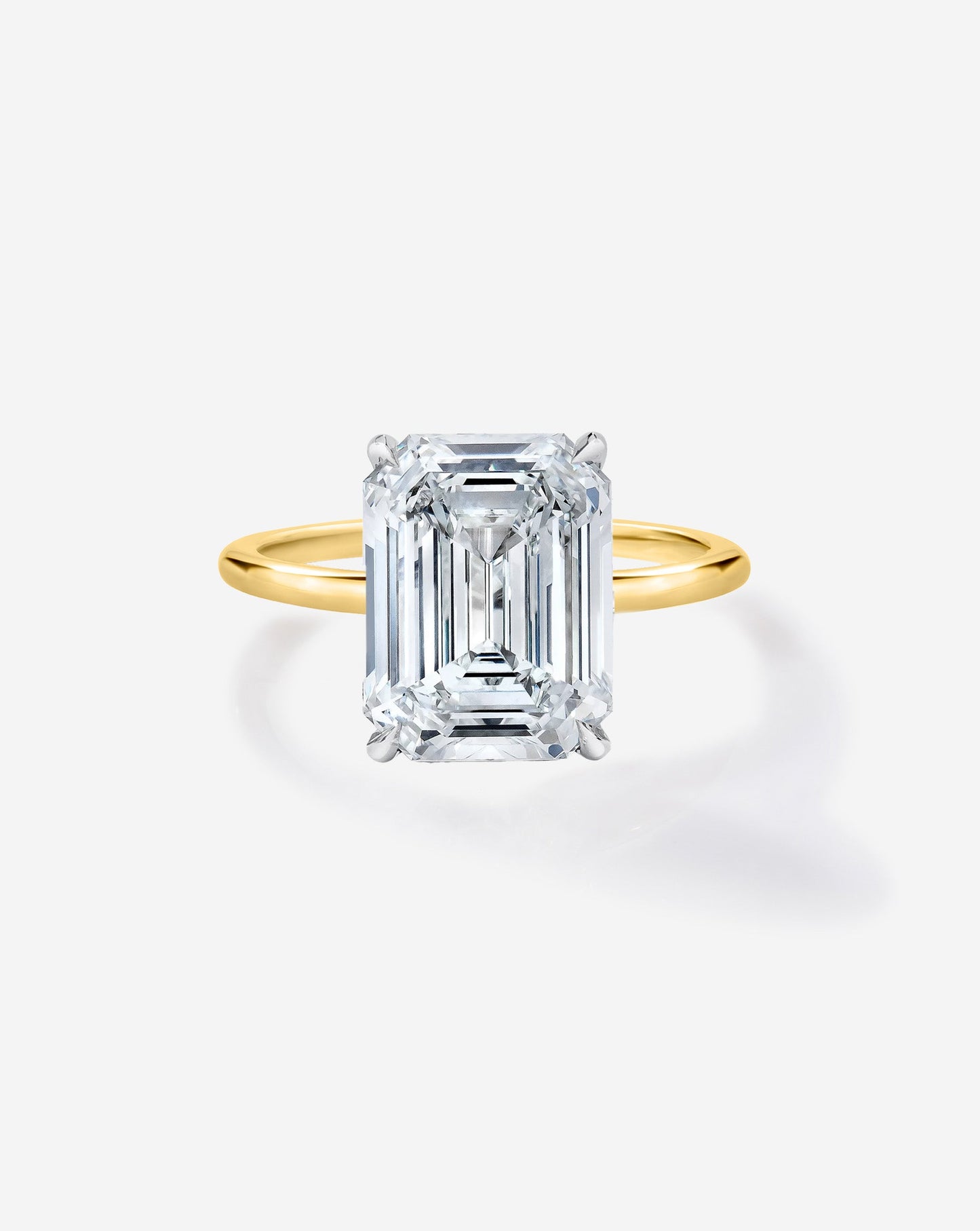 3.00 Emerald Lab Diamond in Whisper Thin®