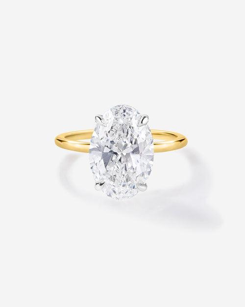 3.78 Oval Lab Diamond in Whisper Thin®