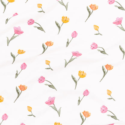 Peter Pan Collar Dress in Tulip