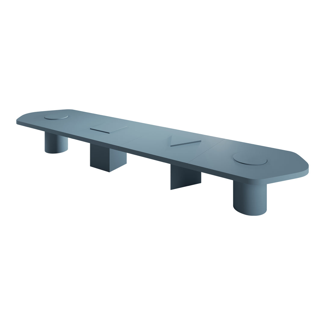 Bold Modular Conference Table - Matte Lacquered