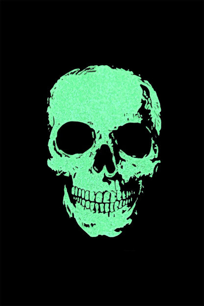 Anatomical Skull Glow Enamel Pin