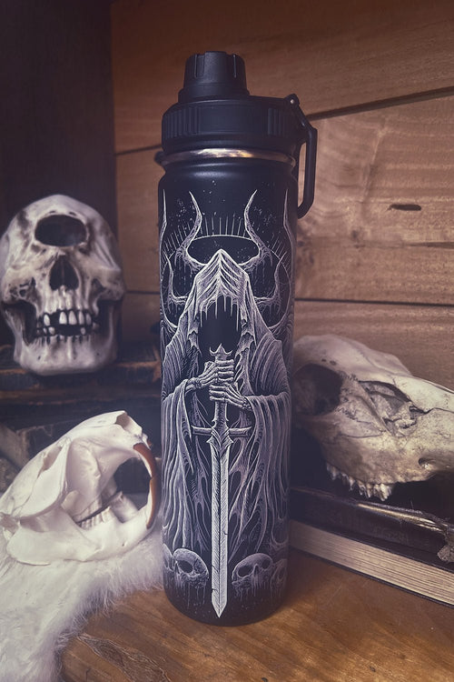 Angel of Death 24 Oz Water Bottle Tumbler