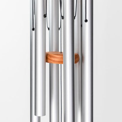Arias 29” Chime in Silver 6 Tubes Wind River Chimes Home & Garden