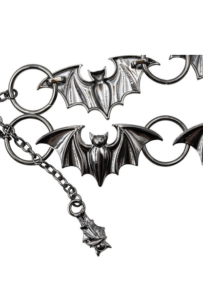 Batty Bats Black Chain Belt
