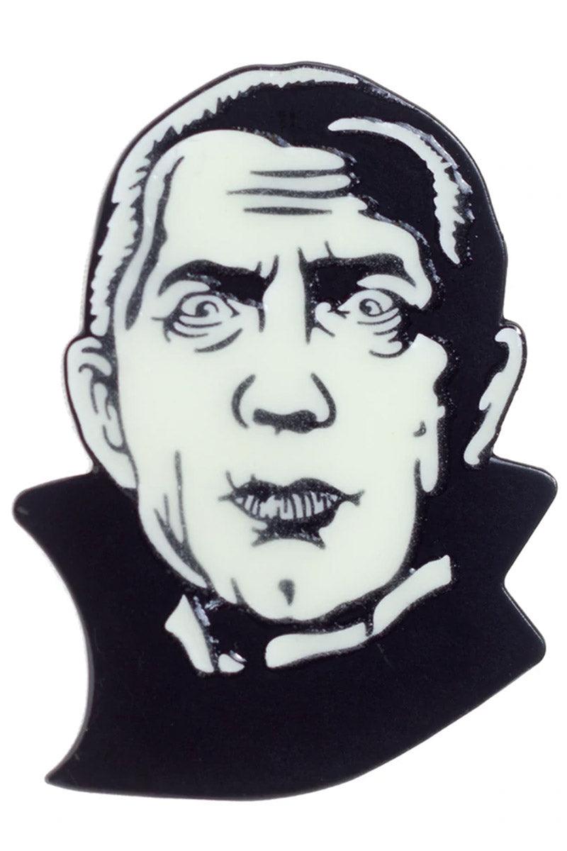 Bela Lugosi Dracula Enamel Pin [Glows in the Dark]