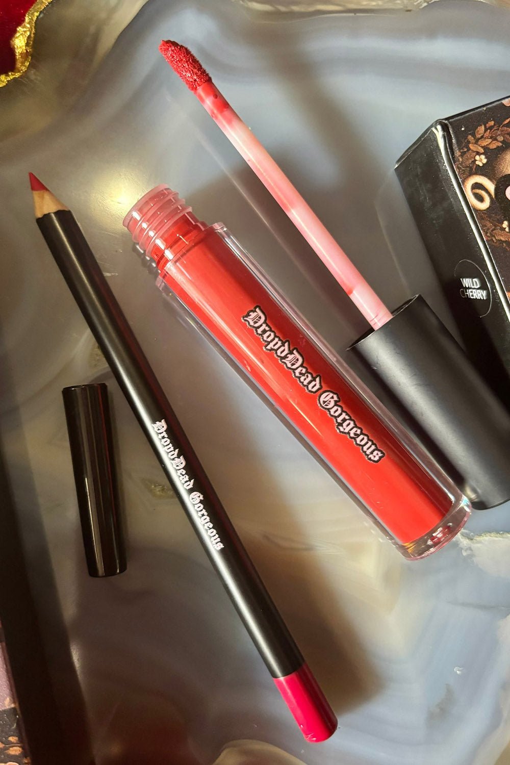 Big Bad Wolf Liquid Lip & Liner Kit [Cherry Red]
