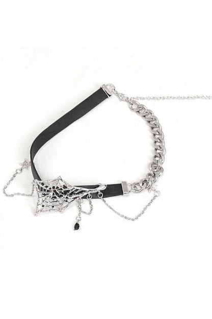 Black Window Chain Choker