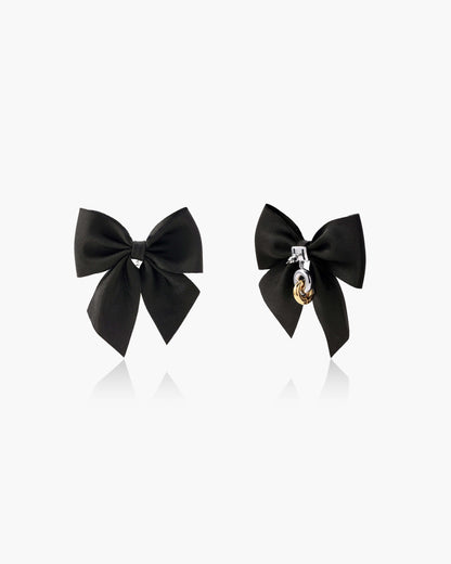 Pink Bow Earrings