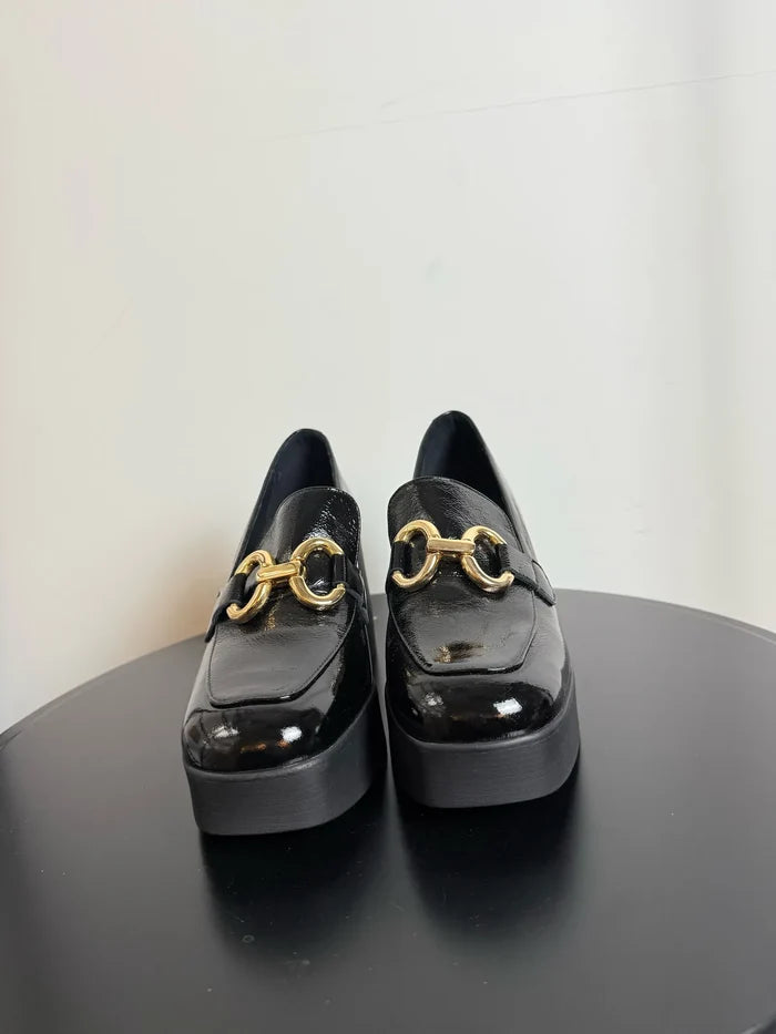 Blankens The Olivia Black-skinnklackar NWOT