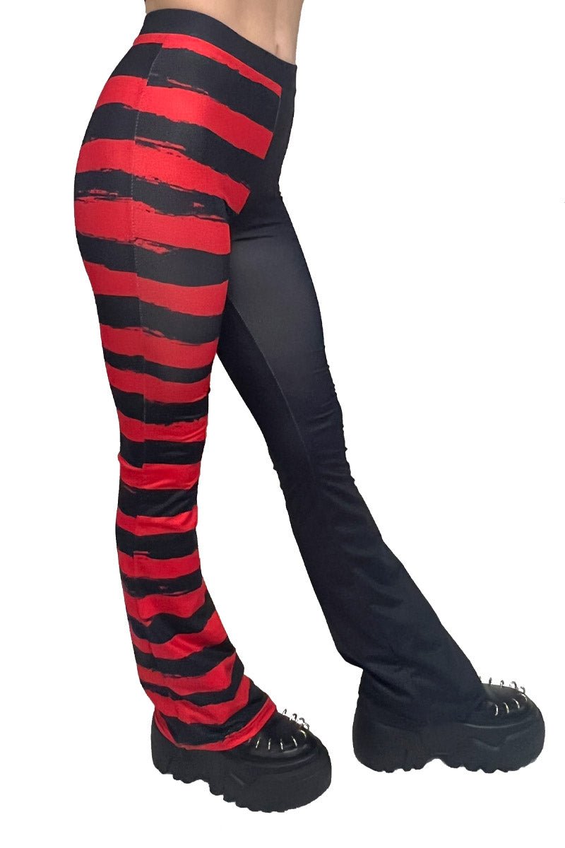 Blood Bat Striped Flares [BLACK/RED]