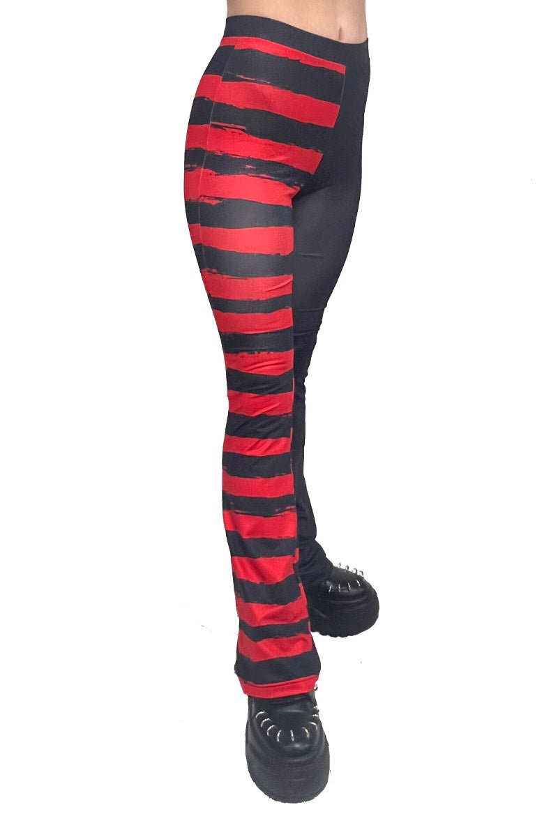 Blood Bat Striped Flares [BLACK/RED]