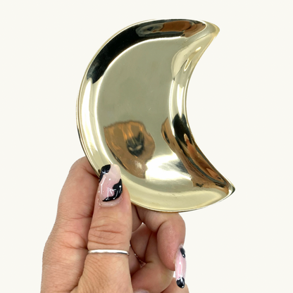 Brass Moon Dish Small
