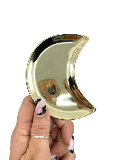 Brass Moon Dish Small