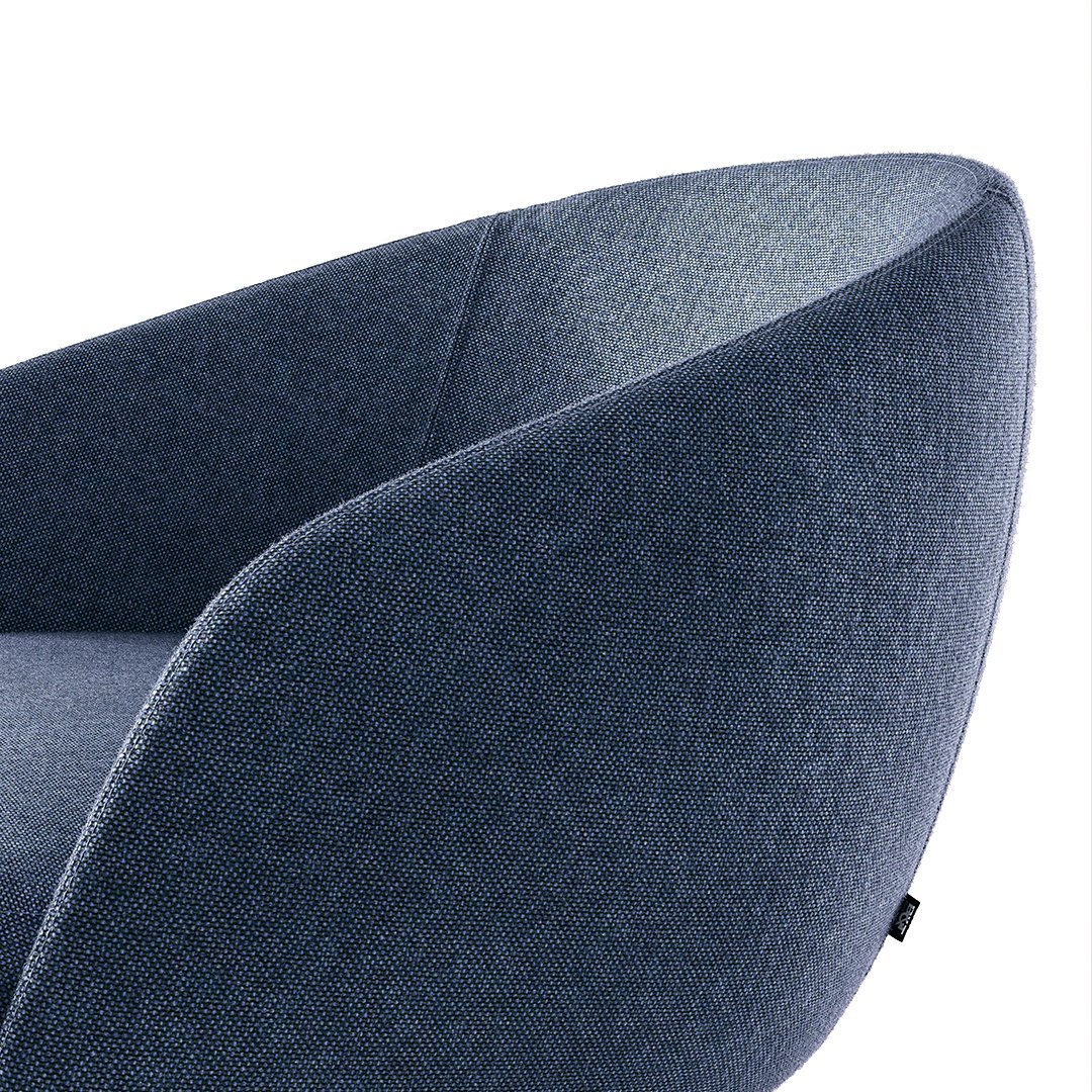 Bonny Lounge Chair - Swivel Wood Base