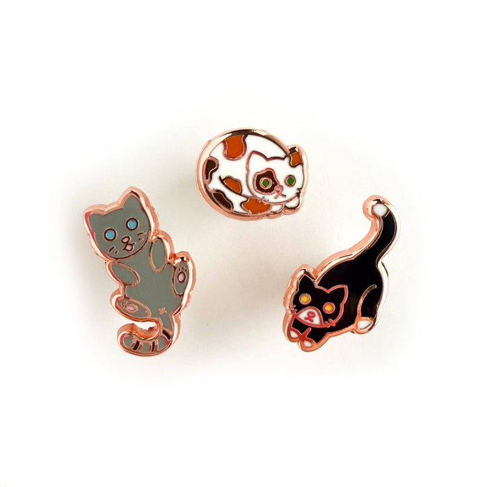 Cats Mini Enamel Pin Pack