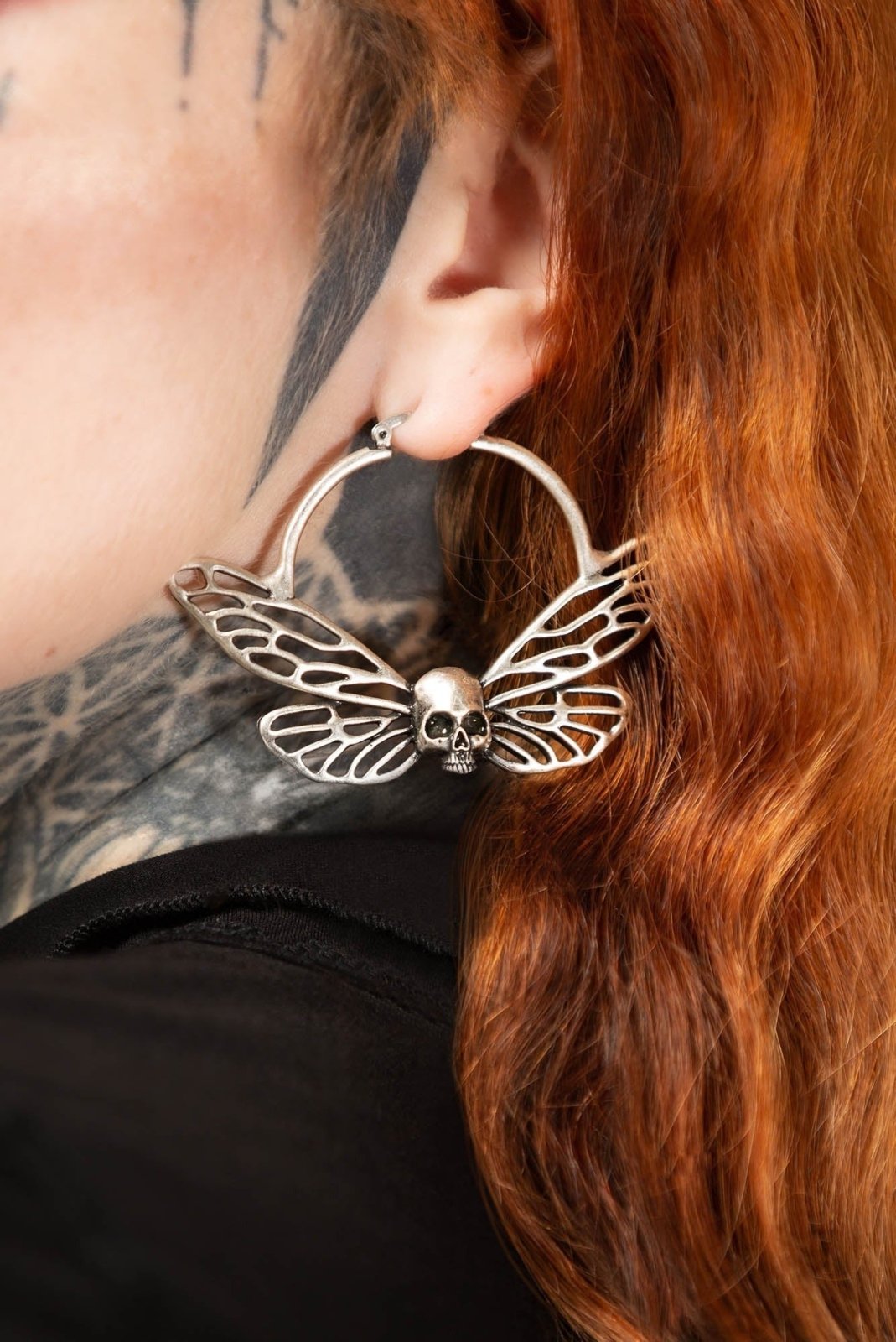 Cicada Curse Earrings [SILVER]