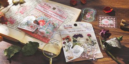 BGM Flake Sticker - Garden Post Office - Green