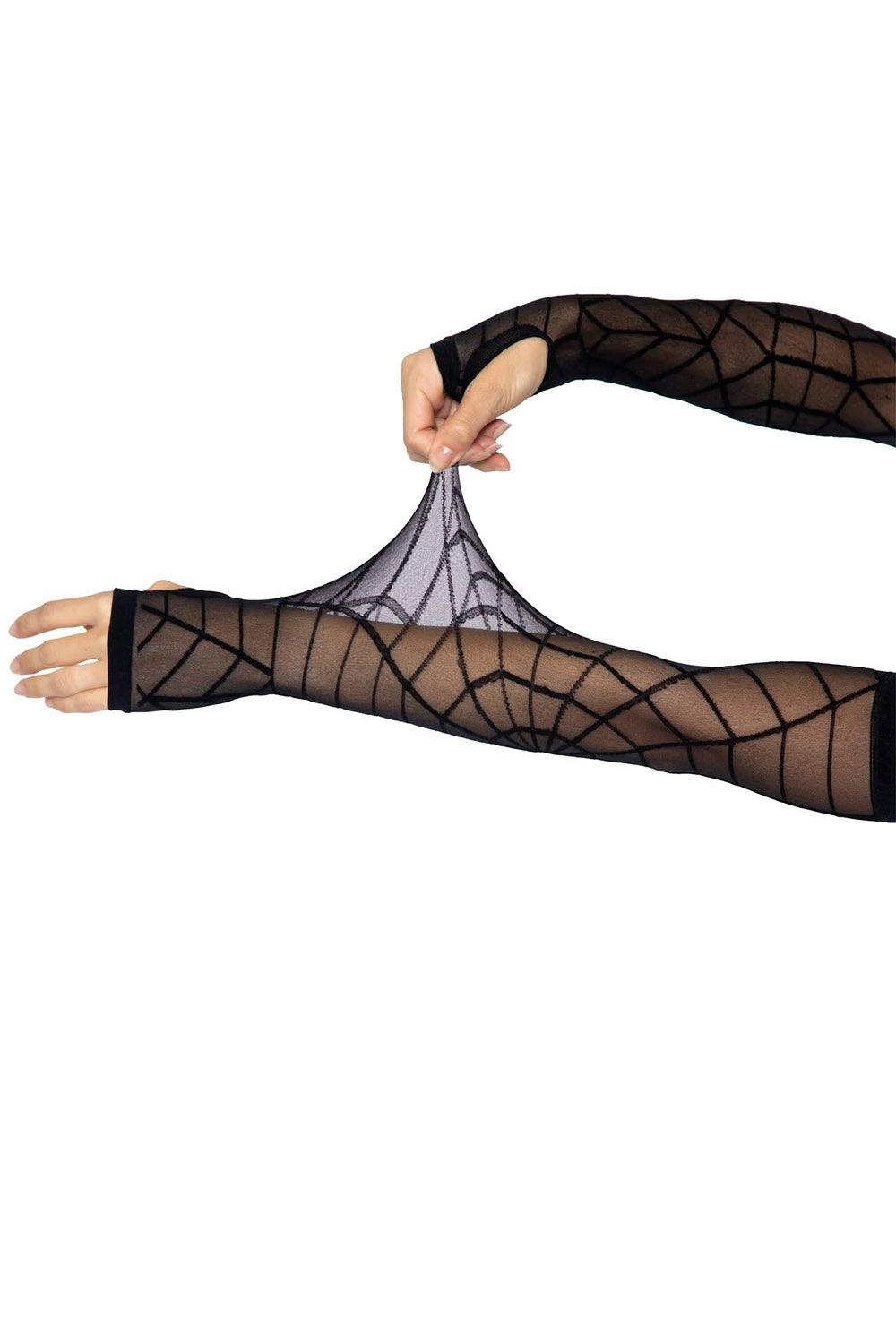 Cobweb Creeps Spiderweb Armwarmers