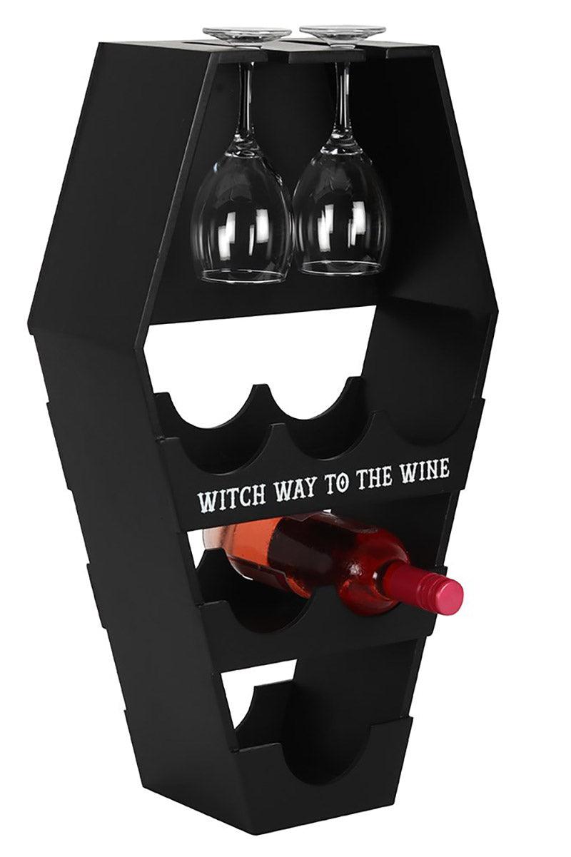 Coffin Wine Shelf