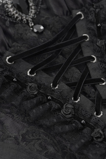 Bow to None Lace Corset Top