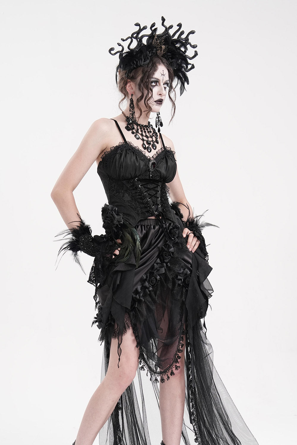 Bow to None Lace Corset Top