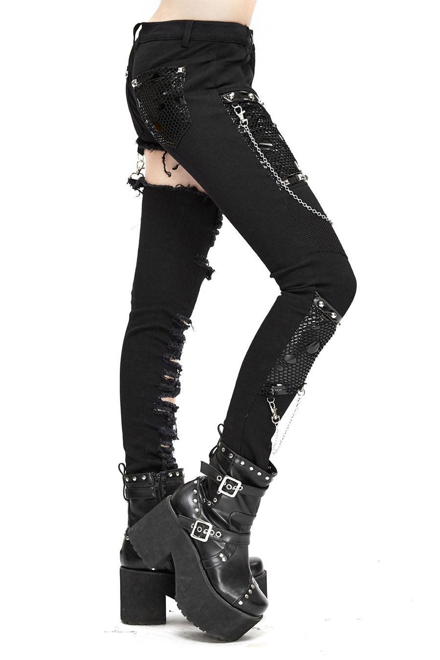 Cryptling Cut-Out Pants