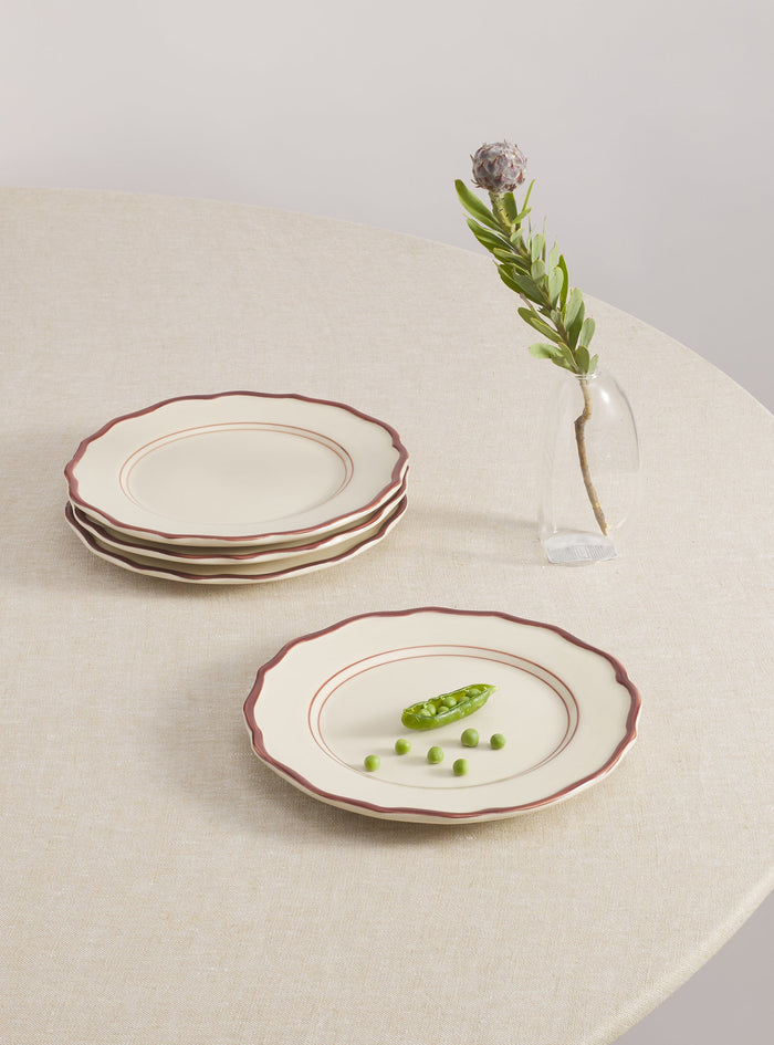 Darlene Stoneware Side Plates by Maison Madison Home — Set of 4