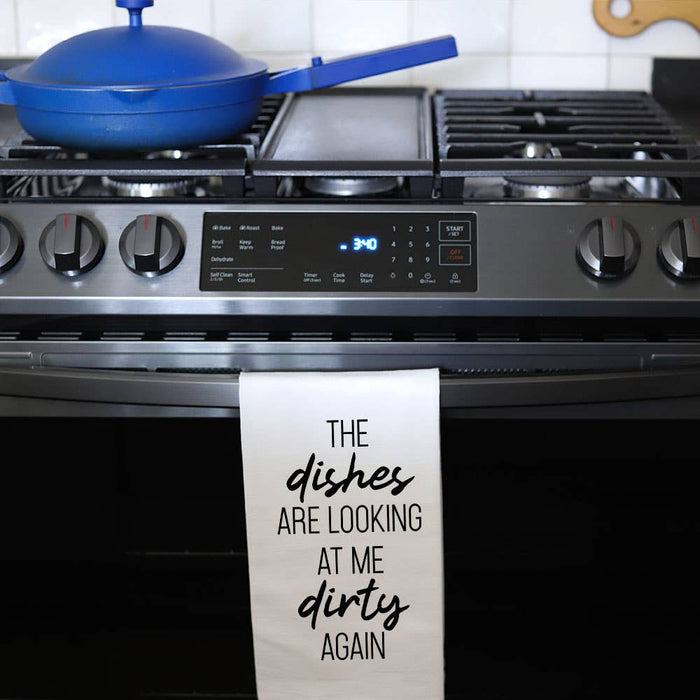 DISHES LOOKING DIRTY - TEA TOWEL Wildwood Landing