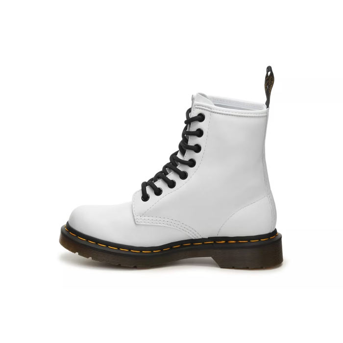 Dr. Martens Big Kid's 1460 8-Eye Leather Combat Boots – White