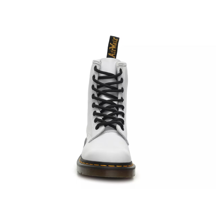 Dr. Martens Big Kid's 1460 8-Eye Leather Combat Boots – White