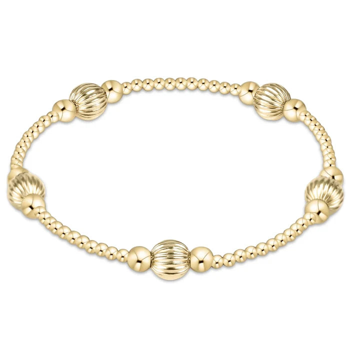 E NEWTON PURPOSE DIGNITY 6MM GOLD BRACELET