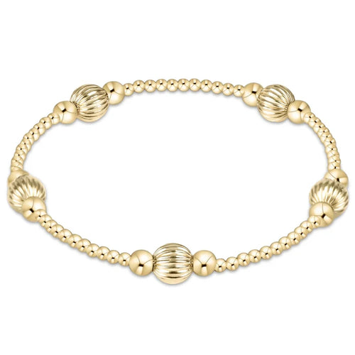 E NEWTON PURPOSE DIGNITY 6MM GOLD BRACELET
