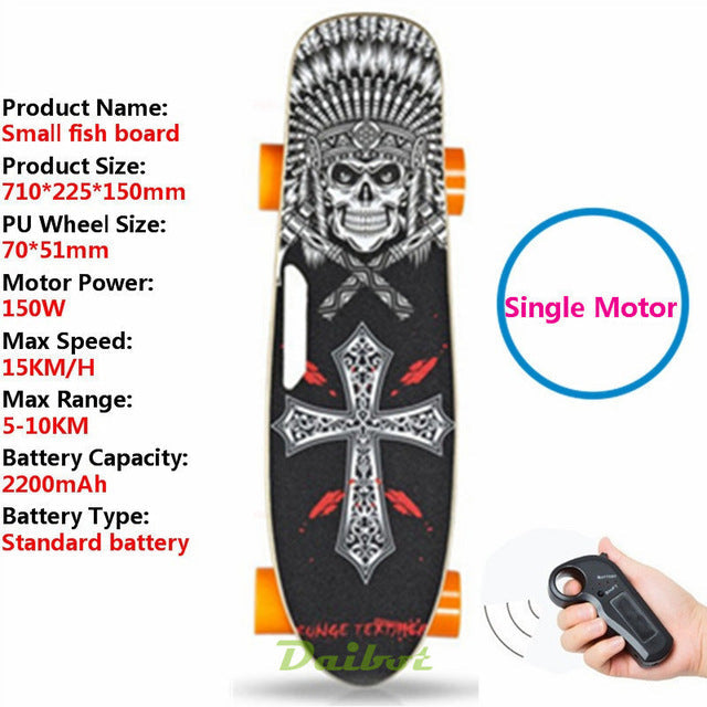 Single Motor 150W Skull & Cross)