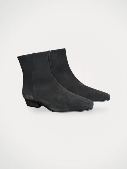 Flattered Rami Black Suede-boots NWOT