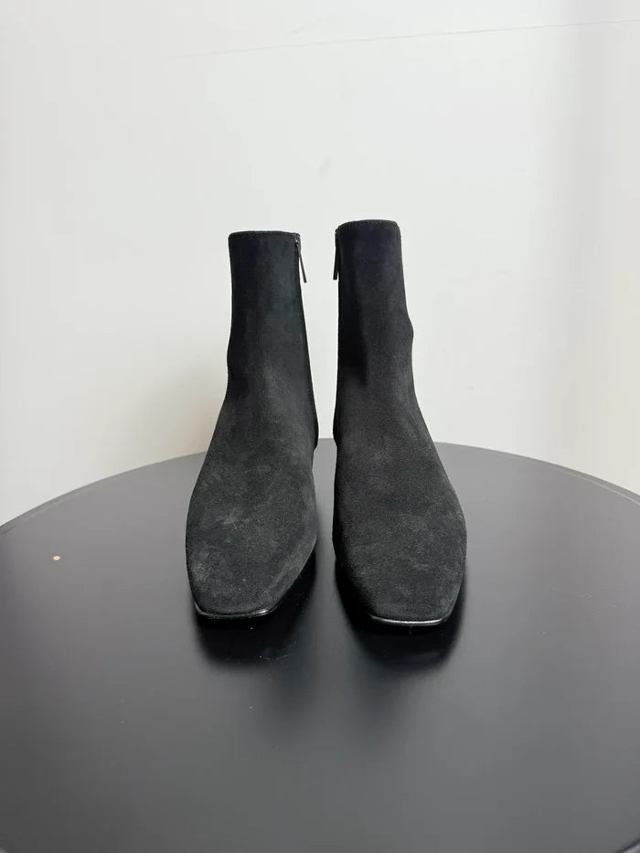 Flattered Rami Black Suede-boots NWOT