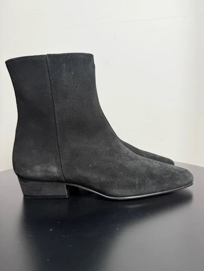 Flattered Rami Black Suede-boots NWOT