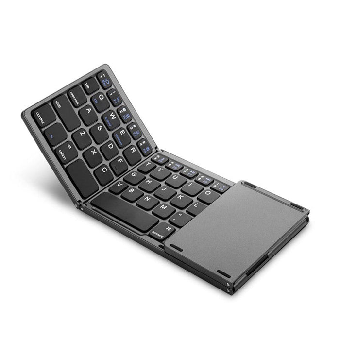 Foldable Bluetooth Keyboard with Touchpad-TopOnlineBargains.Com
