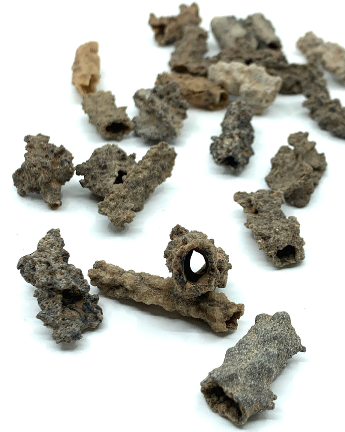 Rare Crystal Collection - Fulgurite Tubes - Manifestation Energy