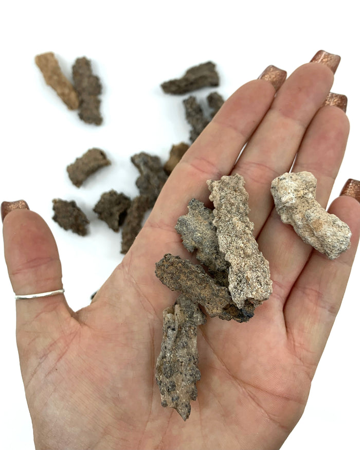Rare Crystal Collection - Fulgurite Tubes - Manifestation Energy