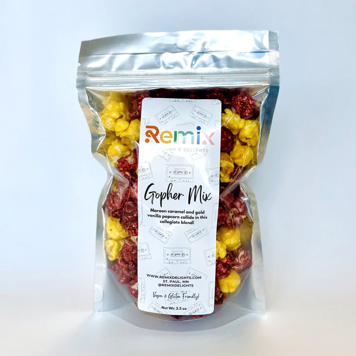 Gopher Mix: Caramel & Vanilla Popcorn - Individual Bag - Market Exclusive