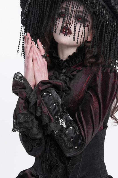 Crucible Studded Lace-Up Gloves