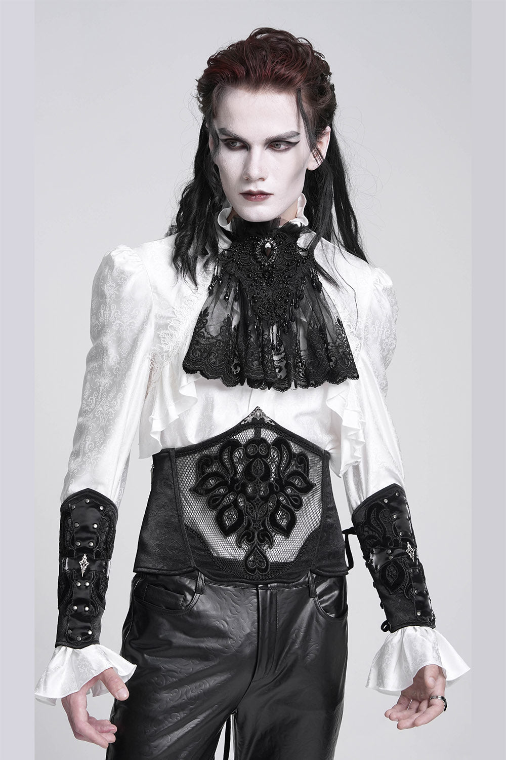 Crucible Studded Lace-Up Gloves
