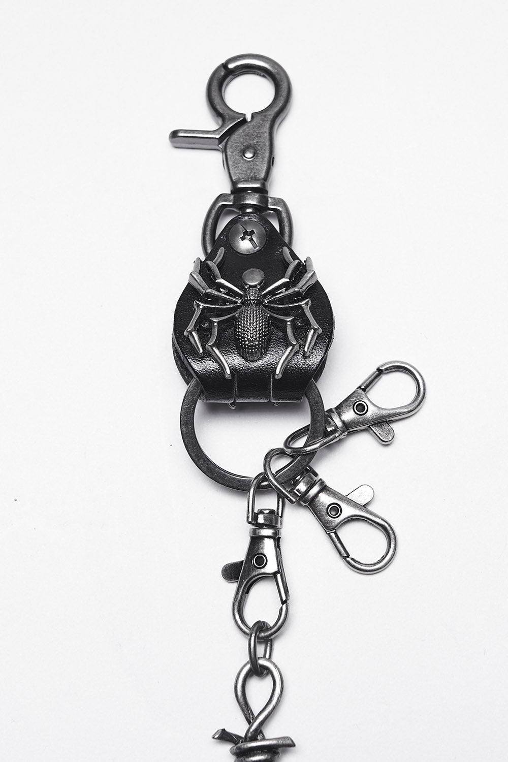 Black Venom Spider Keychain