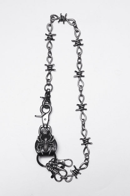 Black Venom Spider Keychain